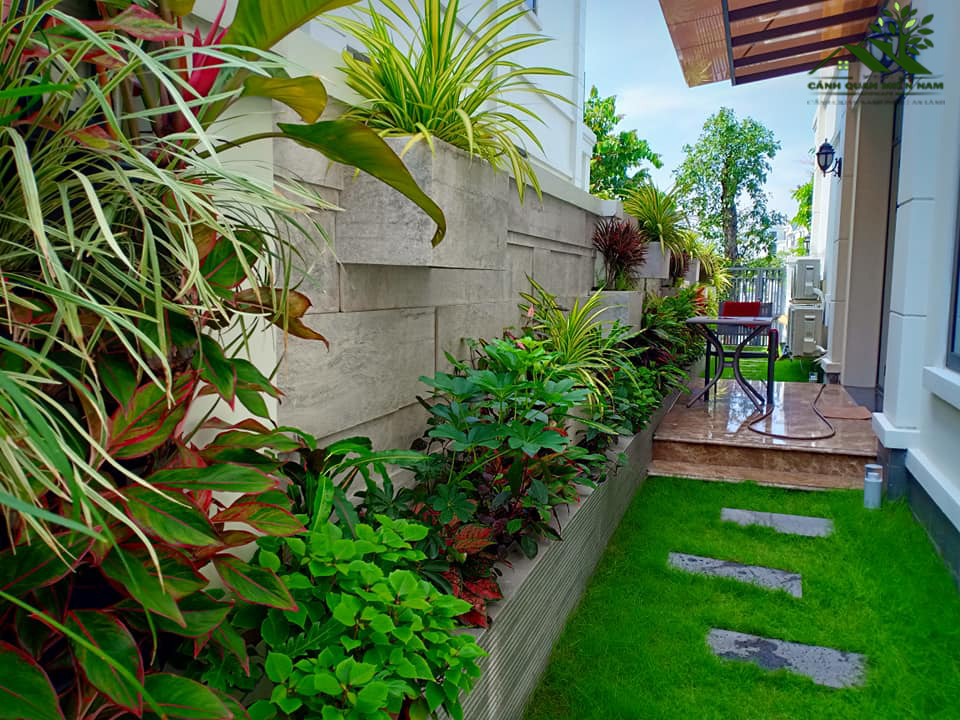 Thi Công Cảnh Quan Sân Vườn Nhà Phố Căn 48 Đường số 5 KBT Lakeview City-Quận 2 – Cảnh quan miền nam