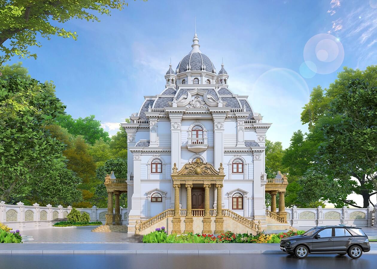 biệt thự lâu đài cổ điển đẹp 3