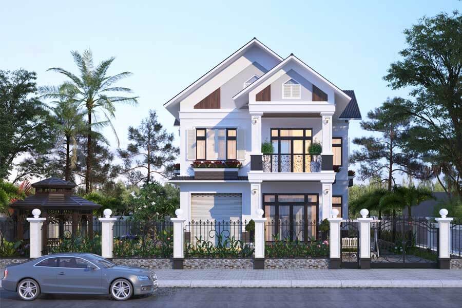 Bộ sưu tập 4 mẫu biệt thự 2 tầng mái thái đẹp, siêu tiện nghi