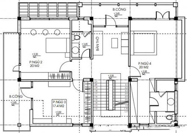 công năng được bố trí tiện nghi hiện đại