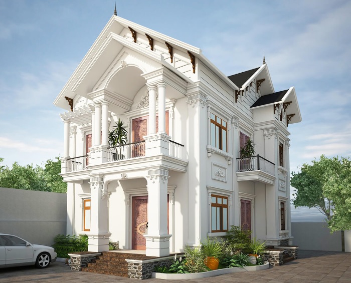 Biệt thự tân cổ điển 2 tầng 