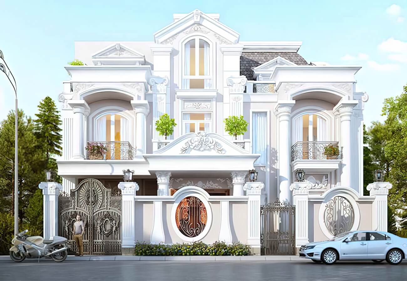 Biệt thự tân cổ điển 2 tầng