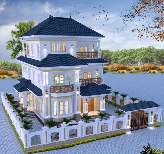 Biệt thự tân cổ điển là gì 