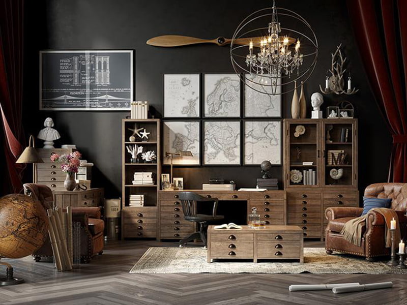 Những mẫu thiết kế nội thất phong cách Vintage đẹp lung linh
