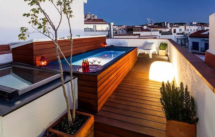 Khảo sát hiện trạng sân thượng đẹp